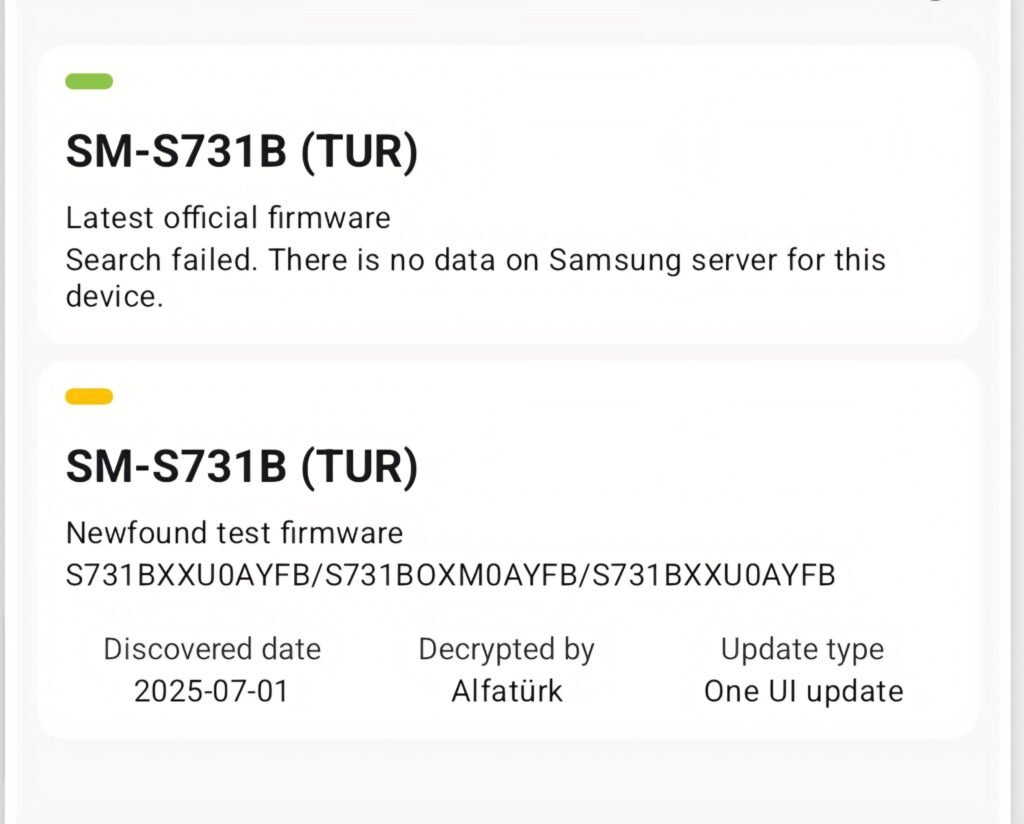 Galaxy S25 FE Firmware