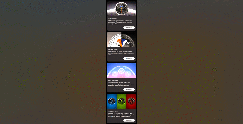 Galaxy Watch 8 Faces